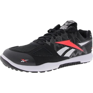 Reebok Men’s Nano 2.0 Cross Training Shoes(White/Black/Neon Cherry)