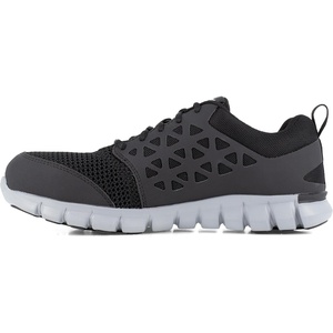 Reebok Men’s Rb4041 Sublite Cushion Safety Toe Athletic Work Shoe Black(Black)