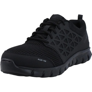 Reebok Men’s Rb4041 Sublite Cushion Safety Toe Athletic Work Shoe Black(Black/Black/Black)