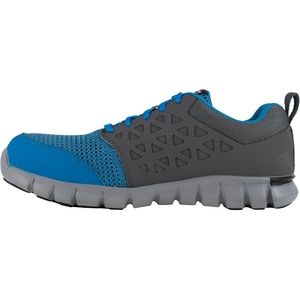 Reebok Men’s Rb4041 Sublite Cushion Safety Toe Athletic Work Shoe Black(Blue)