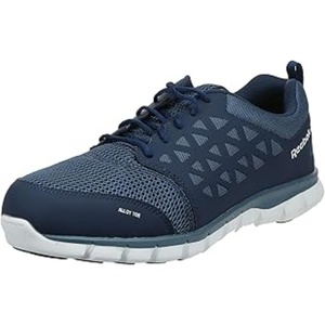 Reebok Men’s Rb4041 Sublite Cushion Safety Toe Athletic Work Shoe Black(Navy)