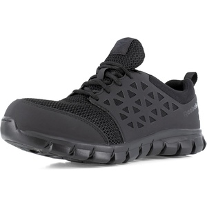 Reebok Mens Rb409 Sublite Cushion Work Safety Athletic Composite Toe Shoe Black(Black)