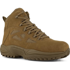 Reebok Men’s Rb8694 Rapid Response Rb Composite Toe 6″ Tactical Stealth Boot Sidezipper Desert Tan Military & Tactical Boots(Coyote)