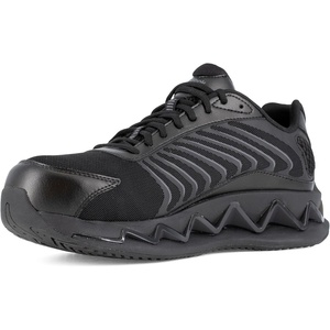 Reebok Mens Work Men’s Zig Elusion Heritage Work Black Composite Toe Boots(Black)