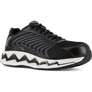 Reebok Men’s Work Zig Elusion Heritage Sneakers(Black)
