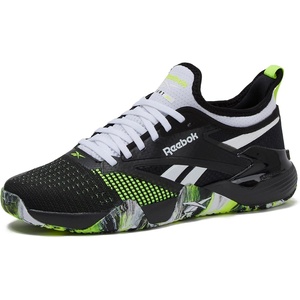 Reebok Nano Court Sport Men’s Pickleball or Tennis Shoes for Men(Footwear White/Black/Digital Lime)