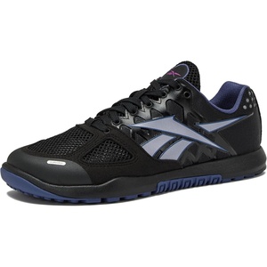 Reebok Women’s Nano 2.0 Women’s Sneakers, Cross Training Walking Shoes Women(Black/Purple Rave/Twilight Purple)