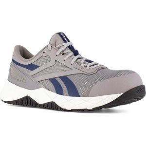 Reebok Women’s Nanoflex TR Composite Toe EH Slip-Resistant Work Shoe(Grey)