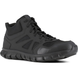 Reebok Womens Sublite Cushion Electrical Soft Toe Work Safety Shoes Casual – Black(Black)