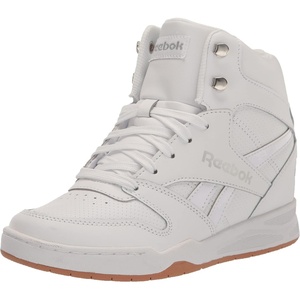 Reebok Work BB4500 Work Composite Toe Women’s Oxford(Wedge Heel/White/Silver Metallic/Gum)