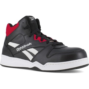 Reebok Work BB4500 Work High Top Sneaker(Black-red)