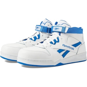 Reebok Work BB4500 Work High Top Sneaker(White/Blue)