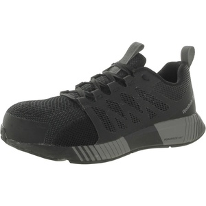 Reebok Work Mens Fusion Flexweave Slip Resistant Composite Toe Work/Duty – Black(Black/White)