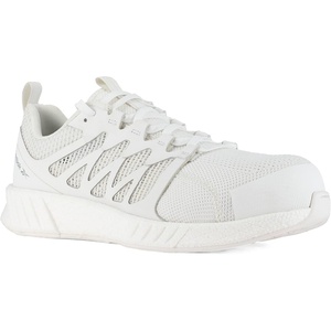 Reebok Work Mens Fusion Flexweave Slip Resistant Composite Toe Work/Duty – Black(White)