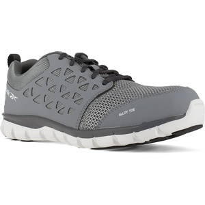 Reebok Work Men’s Rb4015 Sublite Athletic Soft Toe Work Shoes(Grey-white)