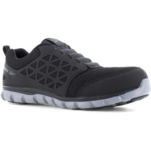 Reebok Work Mens Sublite Cushion Slip Resistant Composite Toe Work/Duty – Black – Size 9 M