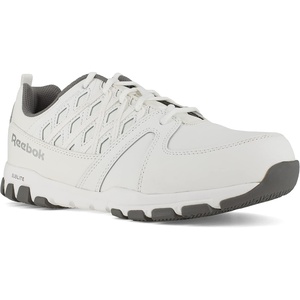 Reebok Work Mens Sublite Slip Resistant Steel Toe Work/Duty – White(White)