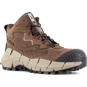 Reebok Work Men’s Zig Kinetica Edge II Brown Electrical Hazard Composite Toe Boots(Brown)