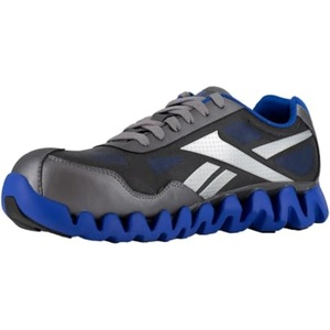 Reebok Work Men’s Zig Pulse Work EH Comp Toe Athletic Work Shoe(Grey/Blue)