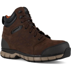 Reebok Work Sublite Cushion Work 6″ CT WP Boot Men’s Oxford(Brown)