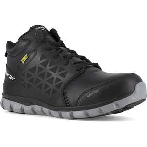 Reebok Work Sublite Cushion Work Mid Met Guard Alloy Toe Women’s Oxford(Black)