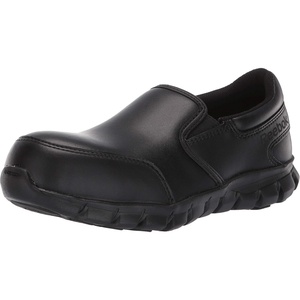 Reebok Work Women’s Sublite Cushion Composite Toe ESD Slip On Work Shoe Black – RB036