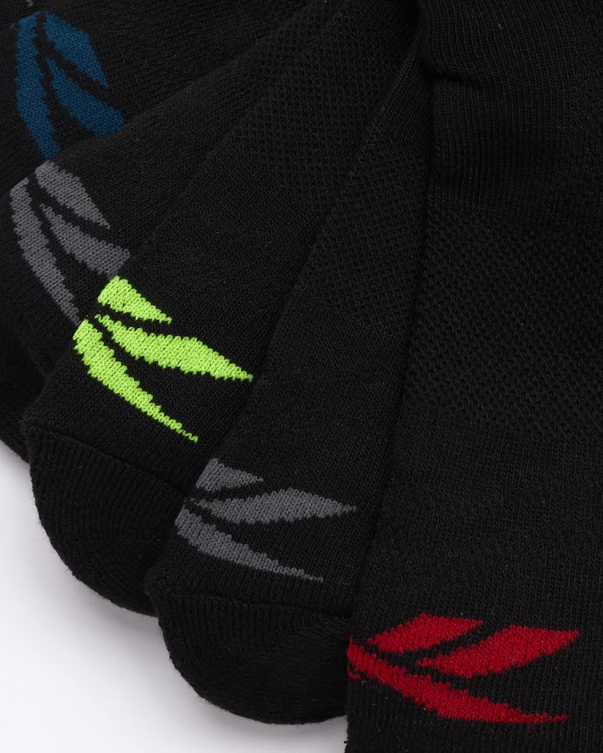 image:imageReebok Boys Low Cut Socks 12 Pack Cushioned Athletic No Show Socks Stretch Performance Fit with MoistureWicking Breathable Comfort Reinforced Heel and Toe for Active DaysBlackGrey Lines