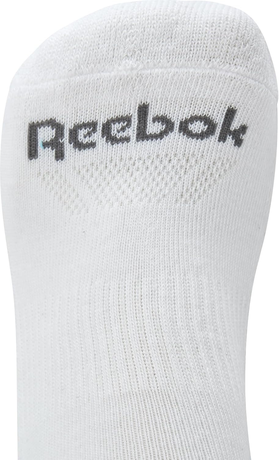 image:imageReebok Boys Low Cut Socks 12 Pack Cushioned Athletic No Show Socks Stretch Performance Fit with MoistureWicking Breathable Comfort Reinforced Heel and Toe for Active DaysWhite Logo