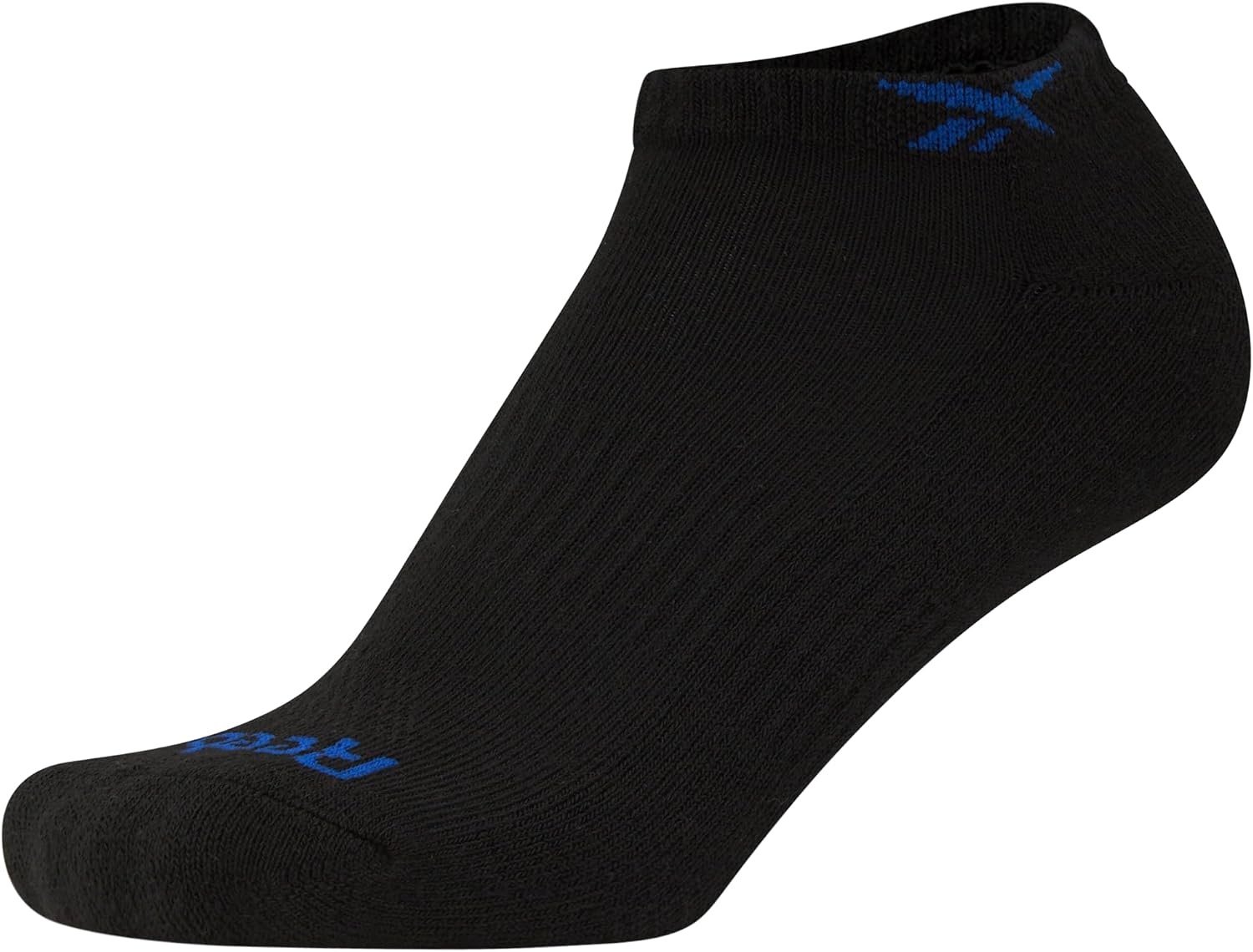 image:imageReebok Boys Low Cut Socks 12 Pack Cushioned Athletic No Show Socks Stretch Performance Fit with MoistureWicking Breathable Comfort Reinforced Heel and Toe for Active DaysBlack Logo