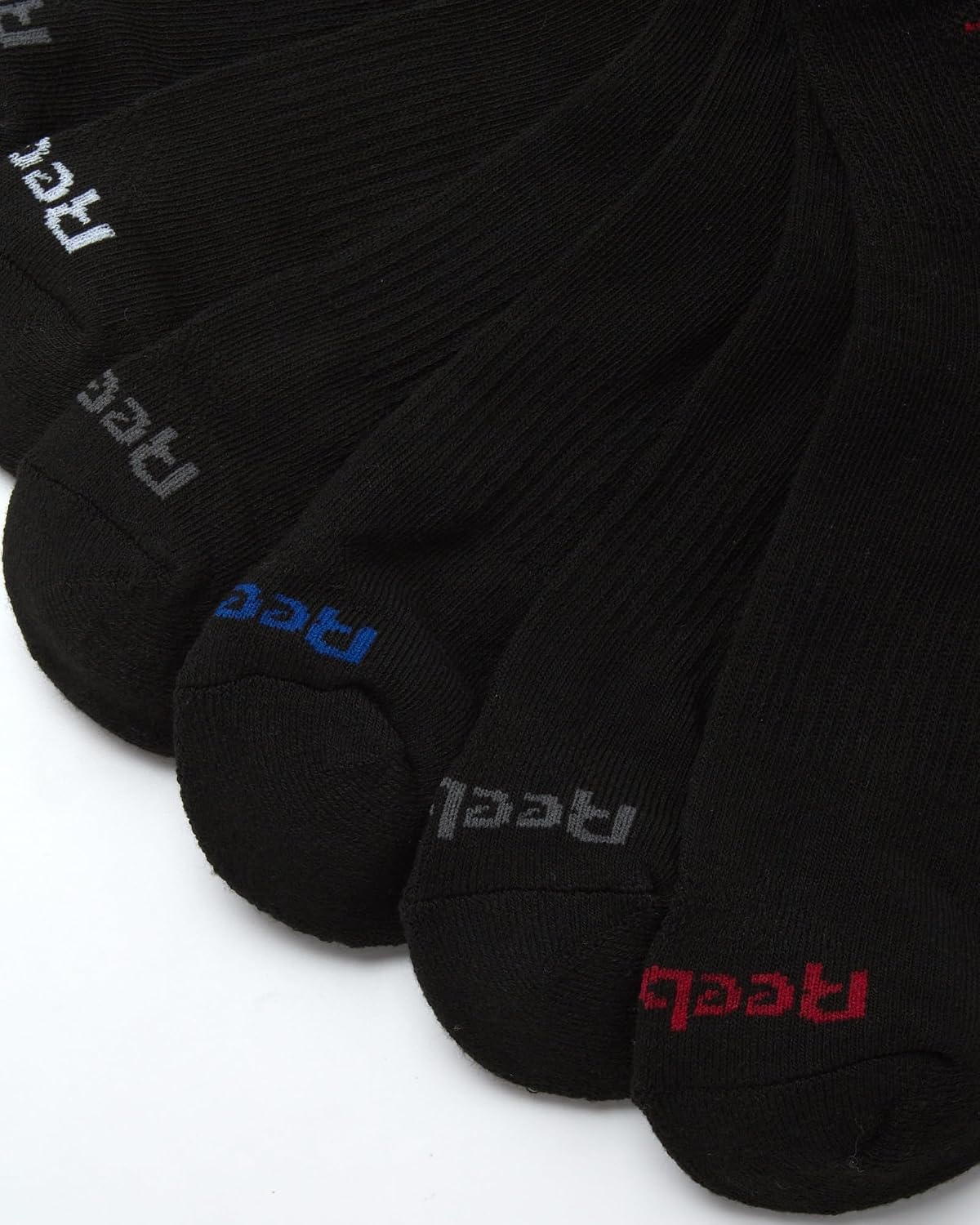 image:imageReebok Boys Quarter Socks 12Pack Cushioned Athletic Socks wArch Support MoistureWicking Breathable Fabric with a Reinforced Toe Seam Built for AllDay Active WearAll Black