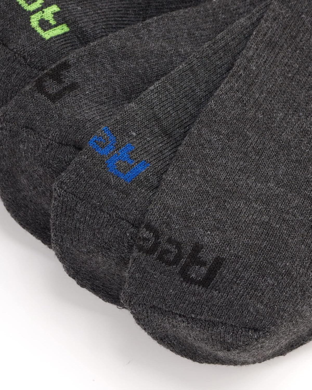 image:imageReebok Boys Quarter Socks 12Pack Cushioned Athletic Socks wArch Support MoistureWicking Breathable Fabric with a Reinforced Toe Seam Built for AllDay Active WearGrey Logo