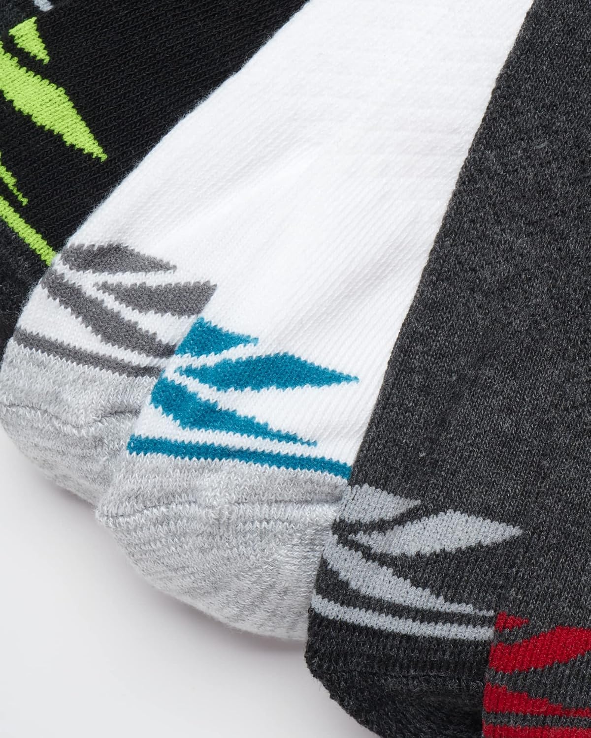 image:imageReebok Boys Quarter Socks 12Pack Cushioned Athletic Socks wArch Support MoistureWicking Breathable Fabric with a Reinforced Toe Seam Built for AllDay Active WearBlackWhiteGrey Assortment