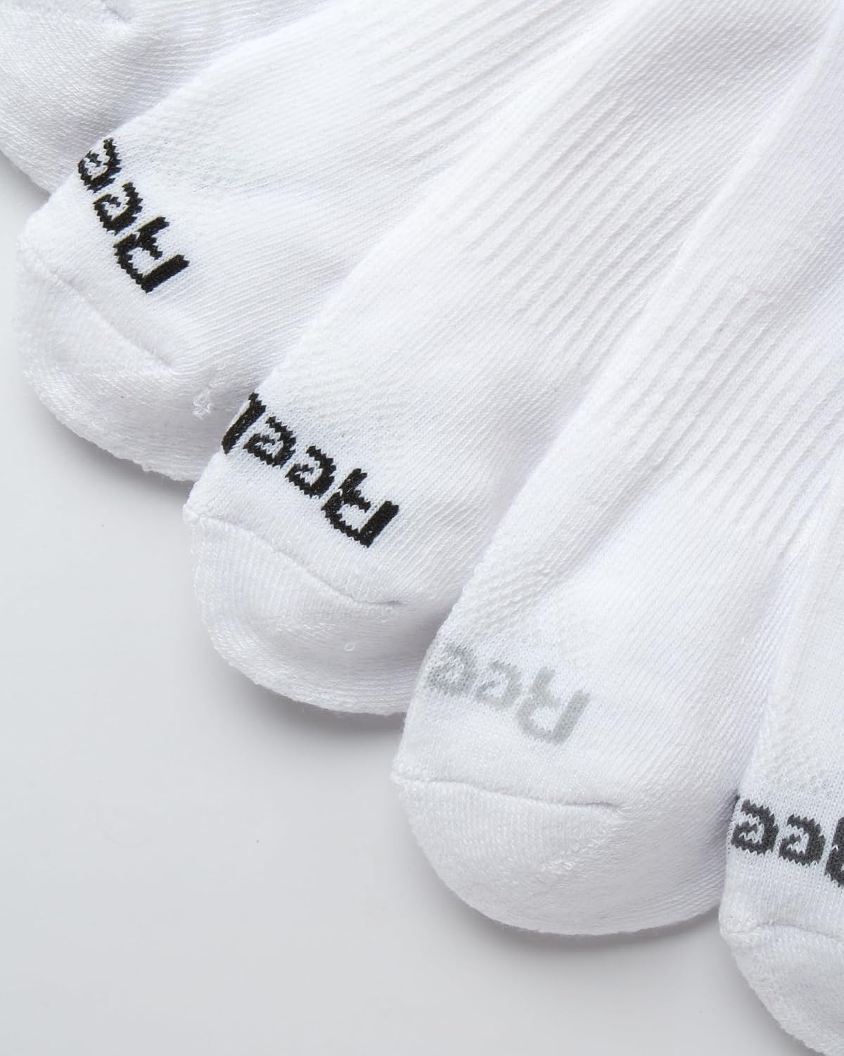 image:imageReebok Boys Quarter Socks 6 Pack Performance Quarter Cut Athletic Socks Breathable Moisturewicking Fabric Cushioned Footbed Eases Fatigue Arch Support Locks in FitAll White