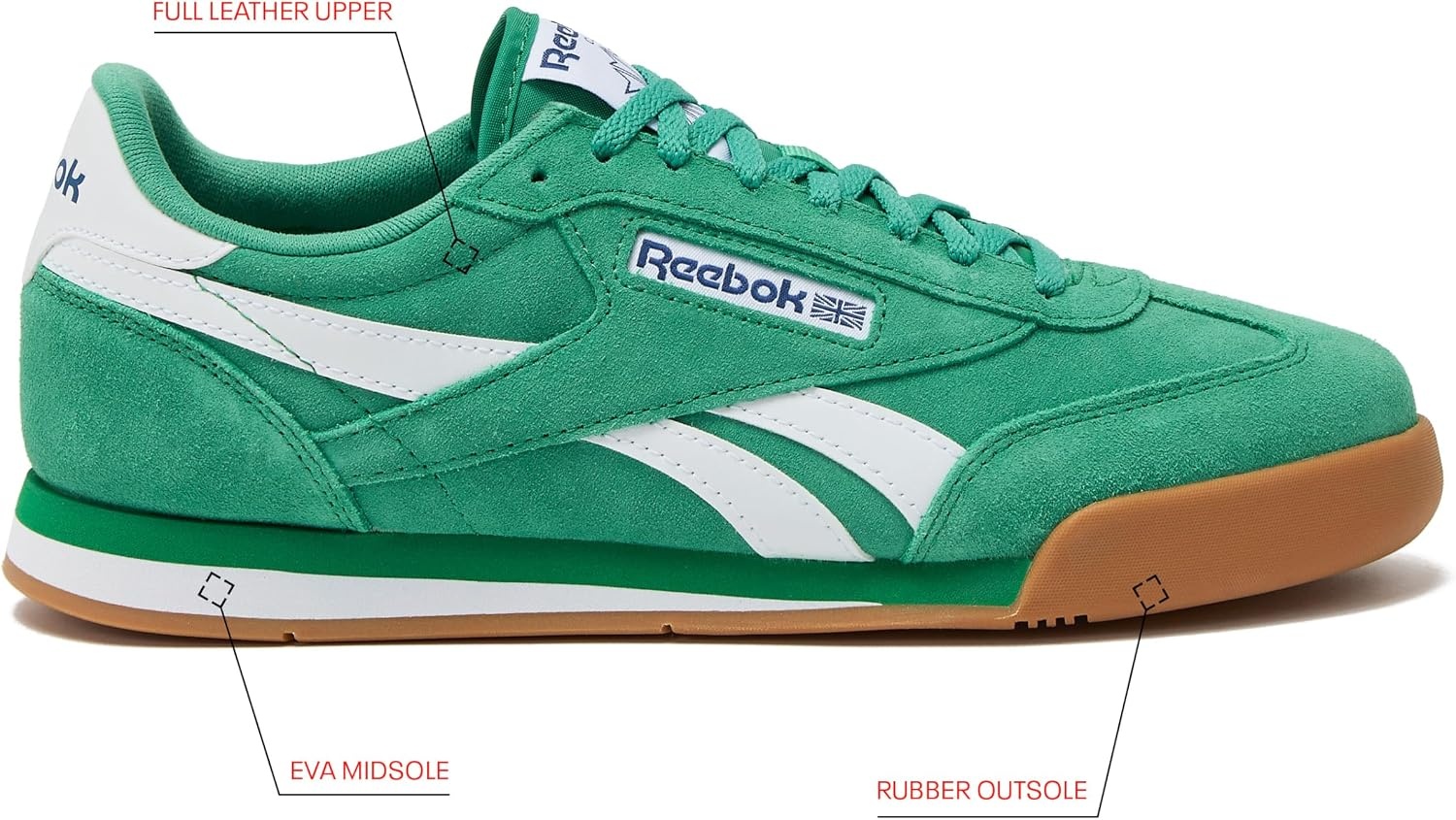 image:imageReebok Campio XT Mens SneakersUpgrade GreenTwilight BlueGum