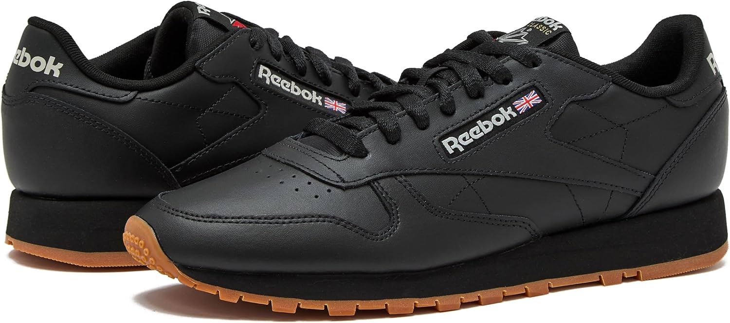 image:imageReebok Classic Leather Sneakers for Men Casual Tennis Mens ShoesCore BlackPure Grey5Reebok Gum3
