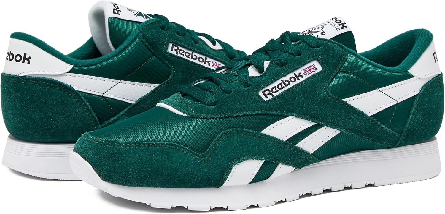 image:imageReebok Classic Nylon Mens Sneakers Tennis ShoesCollegiate GreenCollegiate GreenWhite