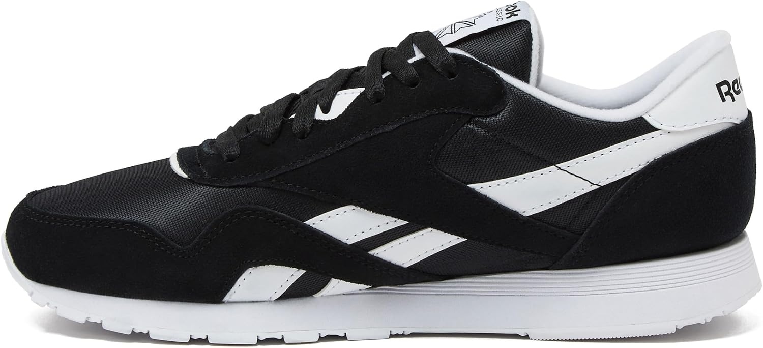 image:imageReebok Classic Nylon Mens Sneakers Tennis ShoesCore BlackFootwear WhiteFootwear White