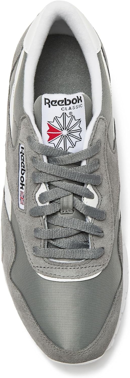 image:imageReebok Classic Nylon Mens Sneakers Tennis ShoesPure Grey5Footwear WhiteFootwear White