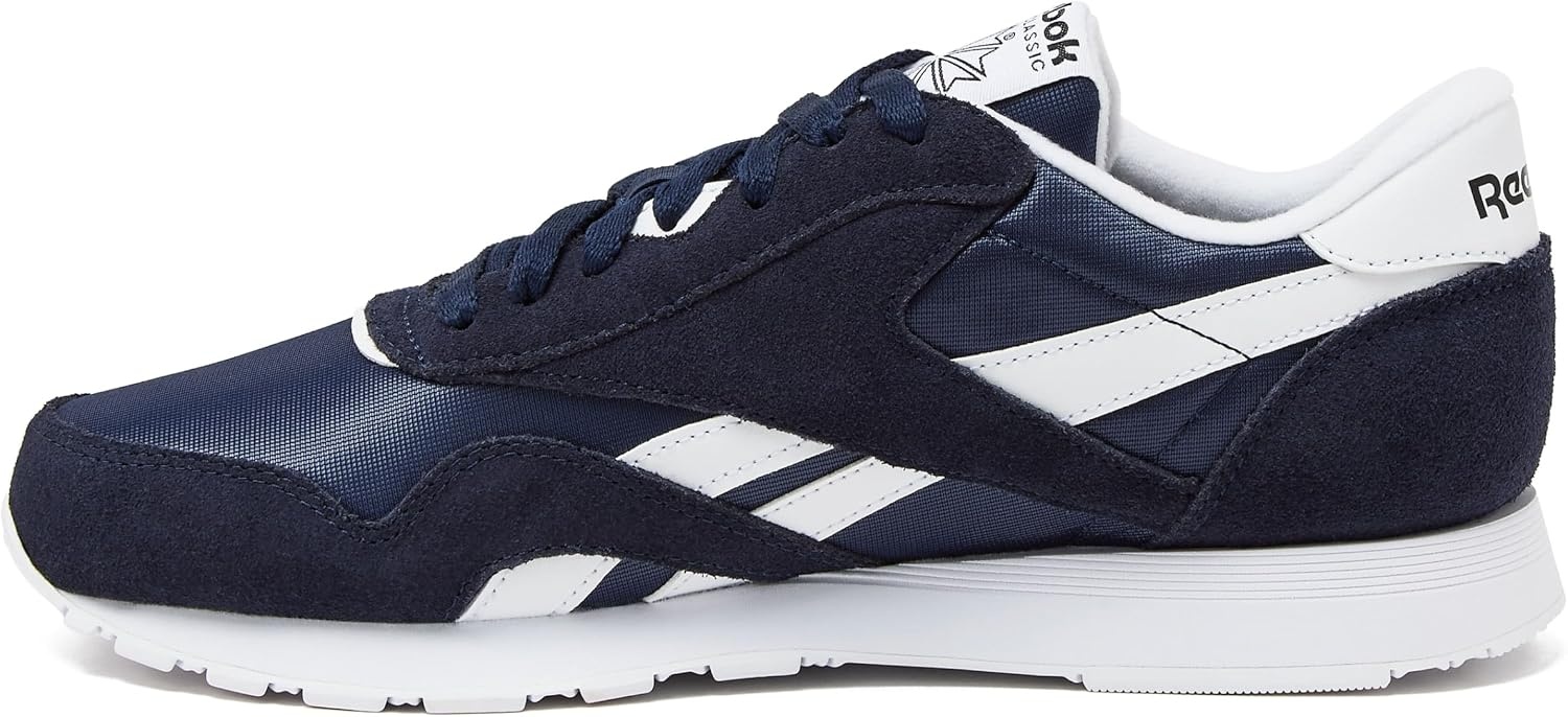 image:imageReebok Classic Nylon Mens Sneakers Tennis ShoesVector NavyFootwear WhiteFootwear White
