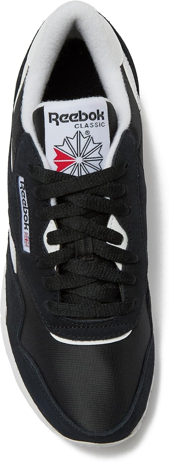 image:imageReebok Classic Nylon Womens Sneakers Casual Tennis Shoes WomenCblackFootwear WhiteFootwear White