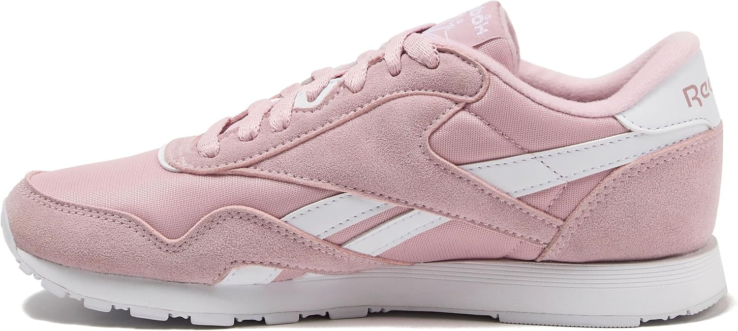 image:imageReebok Classic Nylon Womens Sneakers Casual Tennis Shoes WomenElemental PinkElemental PinkWhite