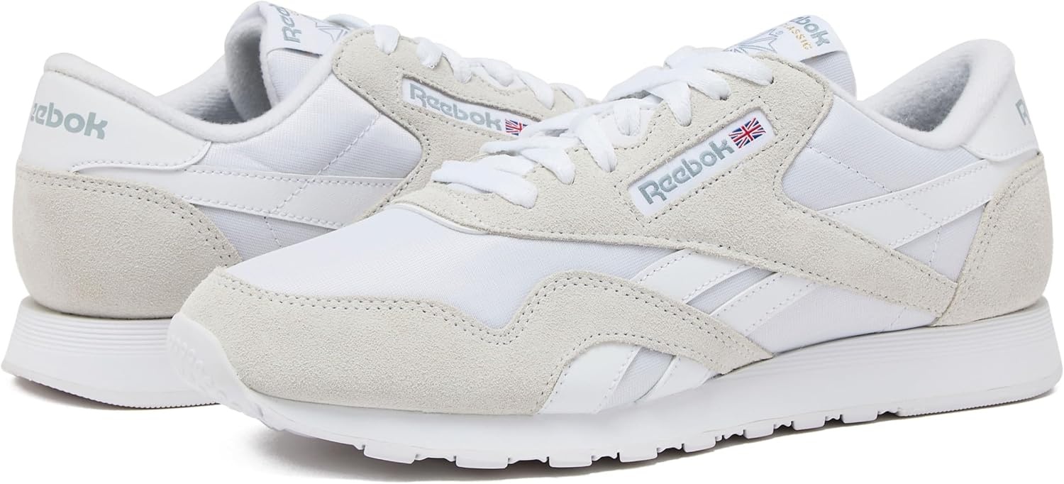 image:imageReebok Classic Nylon Womens Sneakers Casual Tennis Shoes WomenFootwear WhiteFootwear WhiteFootwear White