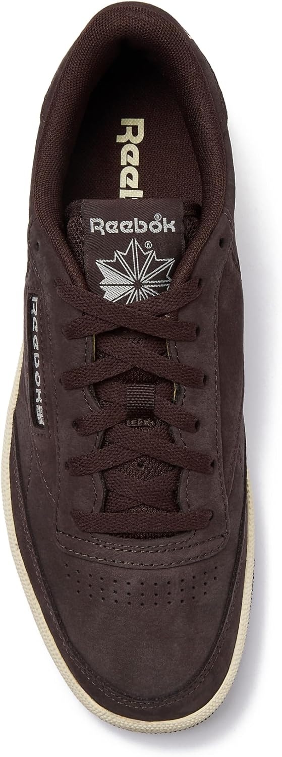 image:imageReebok Club C 85 Mens Tennis Shoes Casual Fashion White Sneakers for MenDark BrownLinen