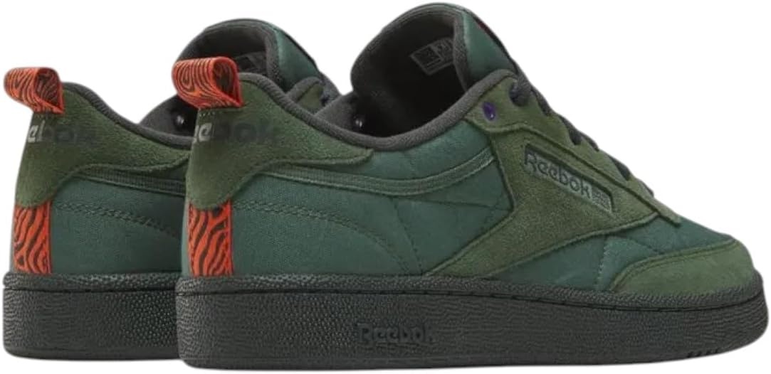 image:imageReebok Club C 85 Mens Tennis Shoes Casual Fashion White Sneakers for MenEscapegreenGrey6Pumporange