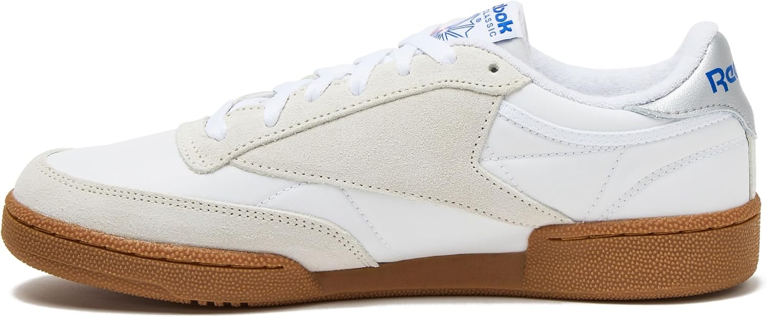 image:imageReebok Club C 85 Mens Tennis Shoes Casual Fashion White Sneakers for MenFootwear WhiteBarely GreyGum