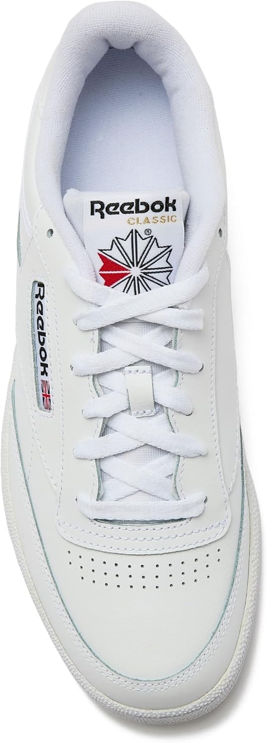image:imageReebok Club C 85 Mens Tennis Shoes Casual Fashion White Sneakers for MenFootwear WhiteFootwear WhiteCore Black