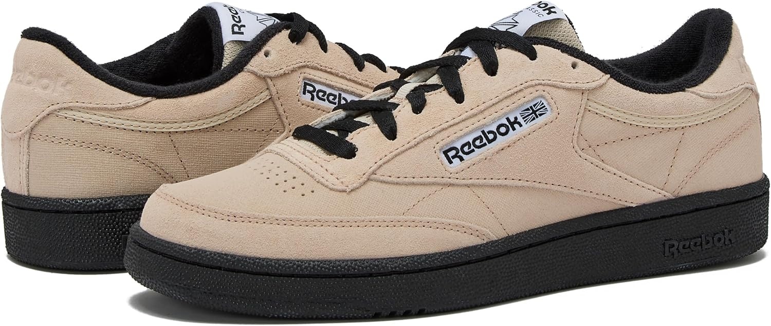 image:imageReebok Club C 85 Mens Tennis Shoes Casual Fashion White Sneakers for MenTapiocaBlackWhite