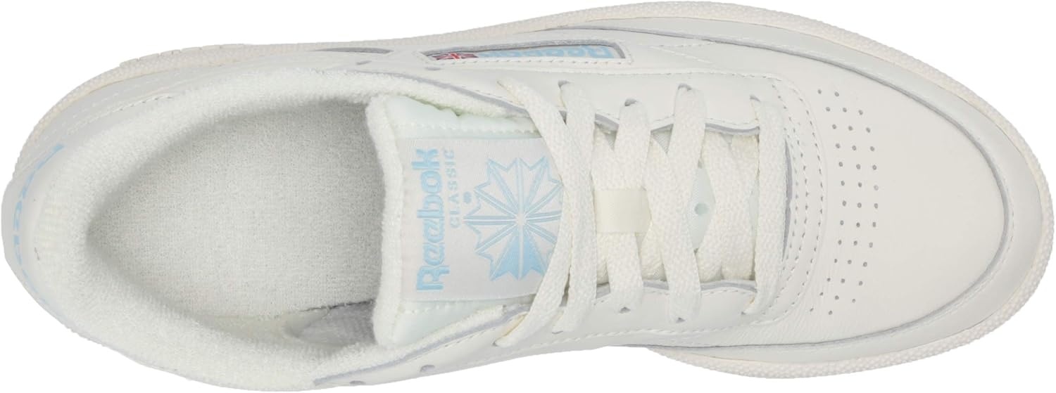 image:imageReebok Club C 85 Mens Tennis Shoes Casual Fashion White Sneakers for MenVintageclassic WhiteDenim Glow