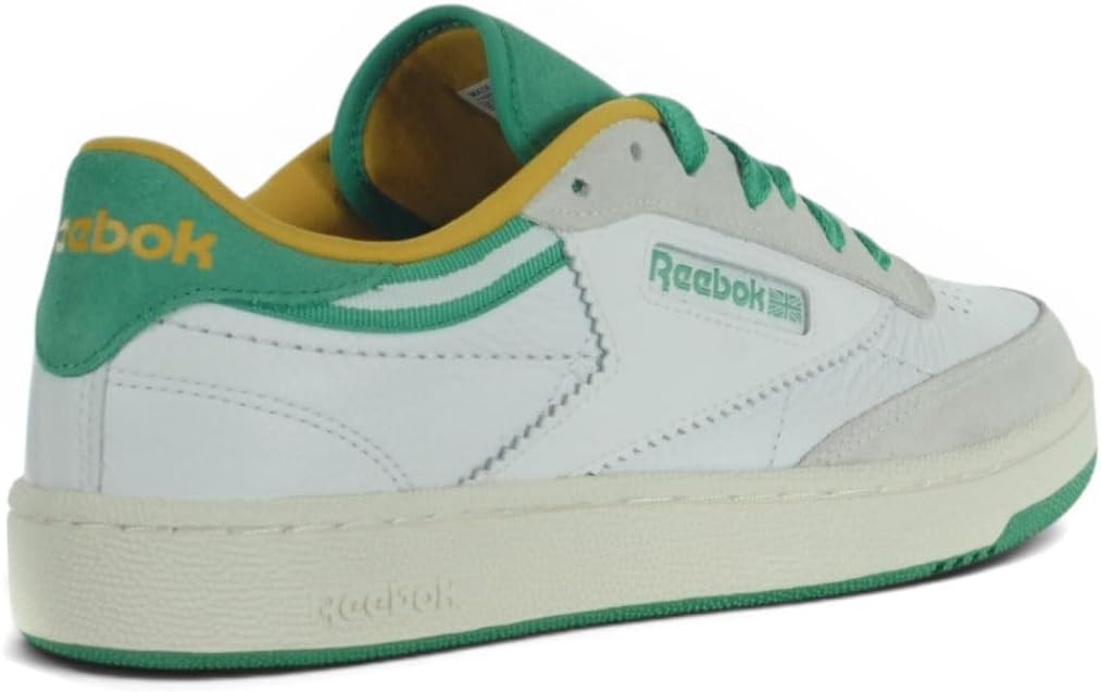image:imageReebok Club C 85 Mens Tennis Shoes Casual Fashion White Sneakers for MenWhiteUpgrade GreenChalk