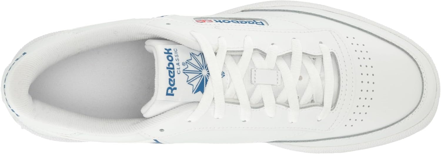 image:imageReebok Club C 85 Mens Tennis Shoes Casual Fashion White Sneakers for MenWhiteVector Blue